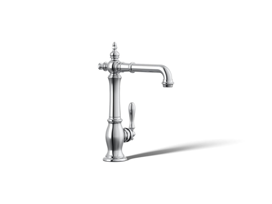 KOHLER K-99267 Artifacts Single-handle bar sink faucet, polished chrome