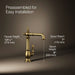 KOHLER K-99267 Artifacts Single-handle bar sink faucet, vibrant brushed moderne brass - view 5