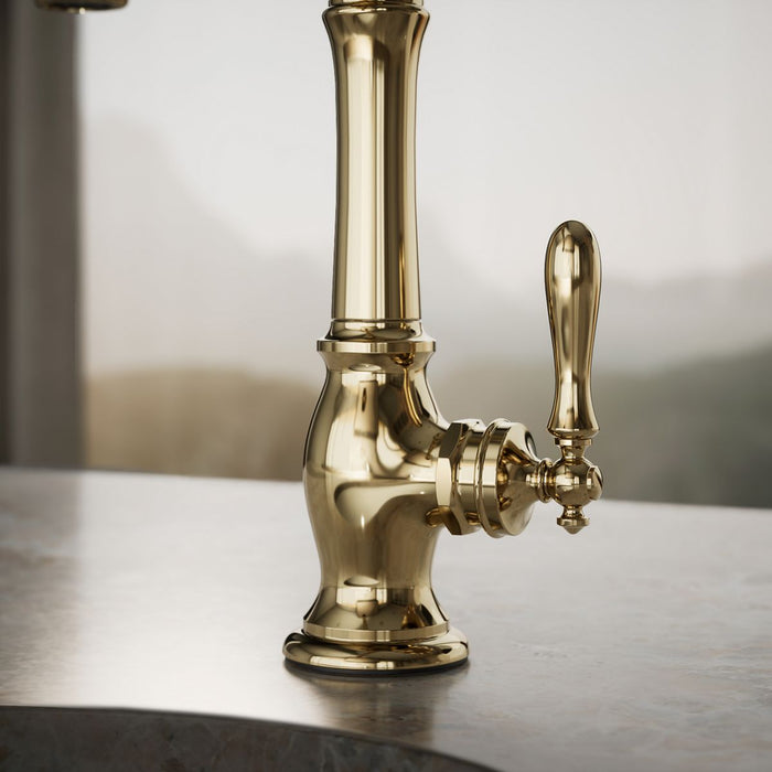 KOHLER K-99267 Artifacts Single-handle bar sink faucet, vibrant french gold - view 5