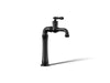 KOHLER K-99268 Artifacts Gentleman's Single-handle bar sink faucet, matte black