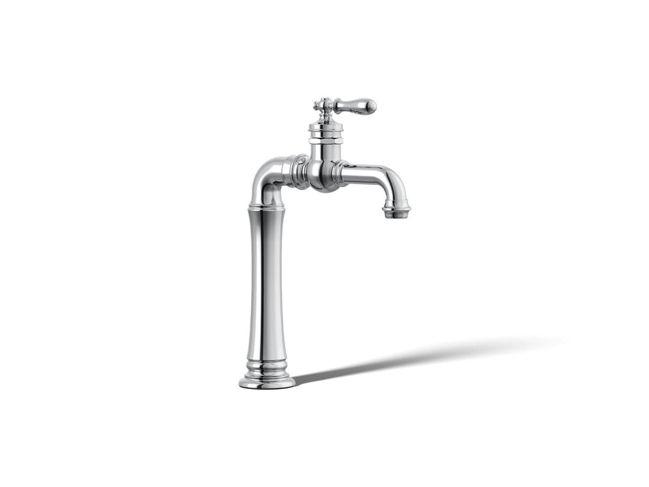 KOHLER K-99268 Artifacts Gentleman's Single-handle bar sink faucet, polished chrome