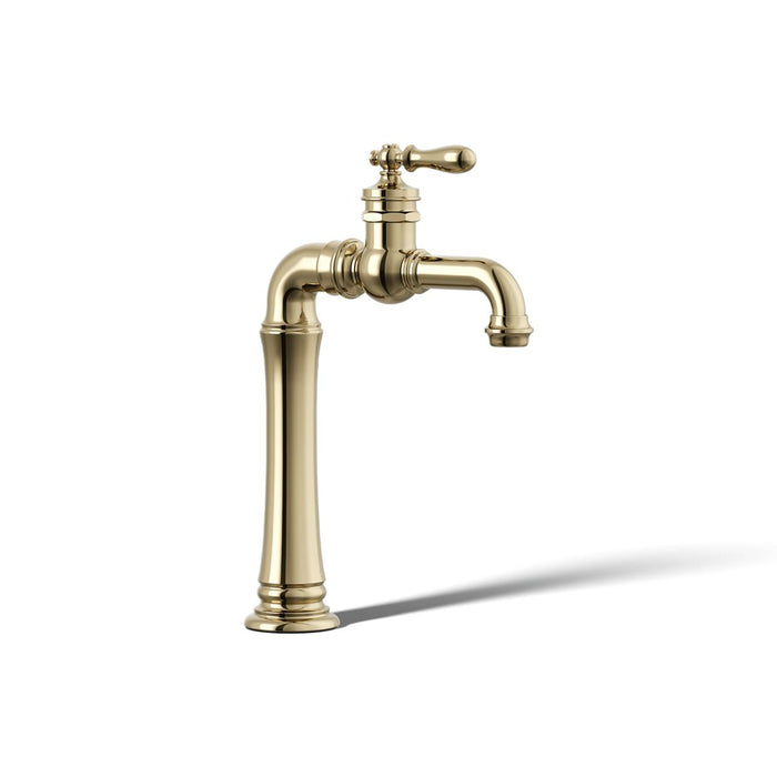 KOHLER K-99268 Artifacts Gentleman's Single-handle bar sink faucet, vibrant french gold - view 5