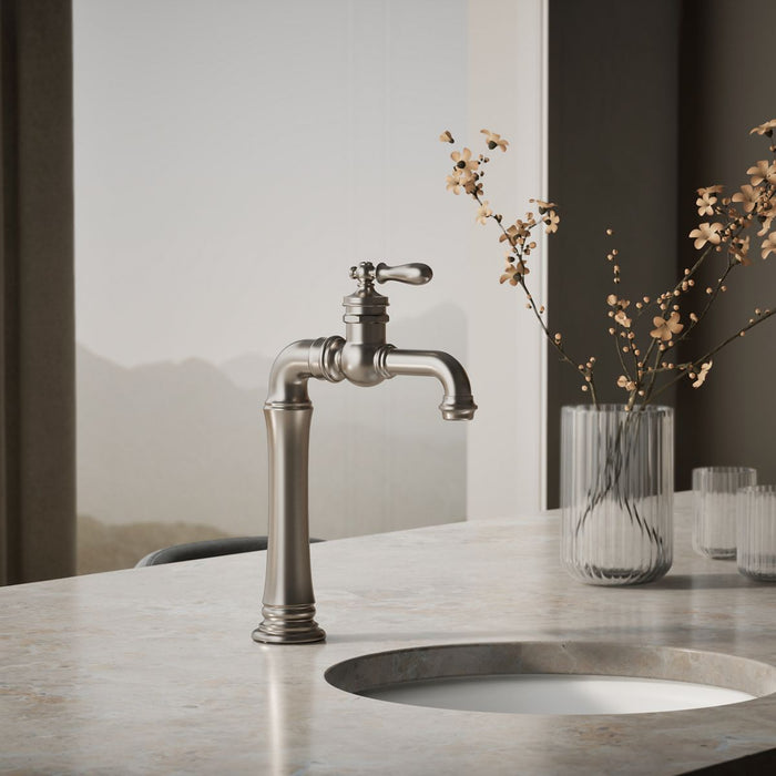 KOHLER K-99268 Artifacts Gentleman's Single-handle bar sink faucet