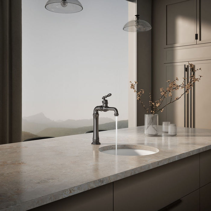 KOHLER K-99268 Artifacts Gentleman's Single-handle bar sink faucet