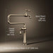 KOHLER K-99271 Artifacts Deck-mount pot filler, vibrant brushed bronze - view 4