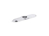 KOHLER K-99272 3-hole kitchen faucet escutcheon, polished chrome
