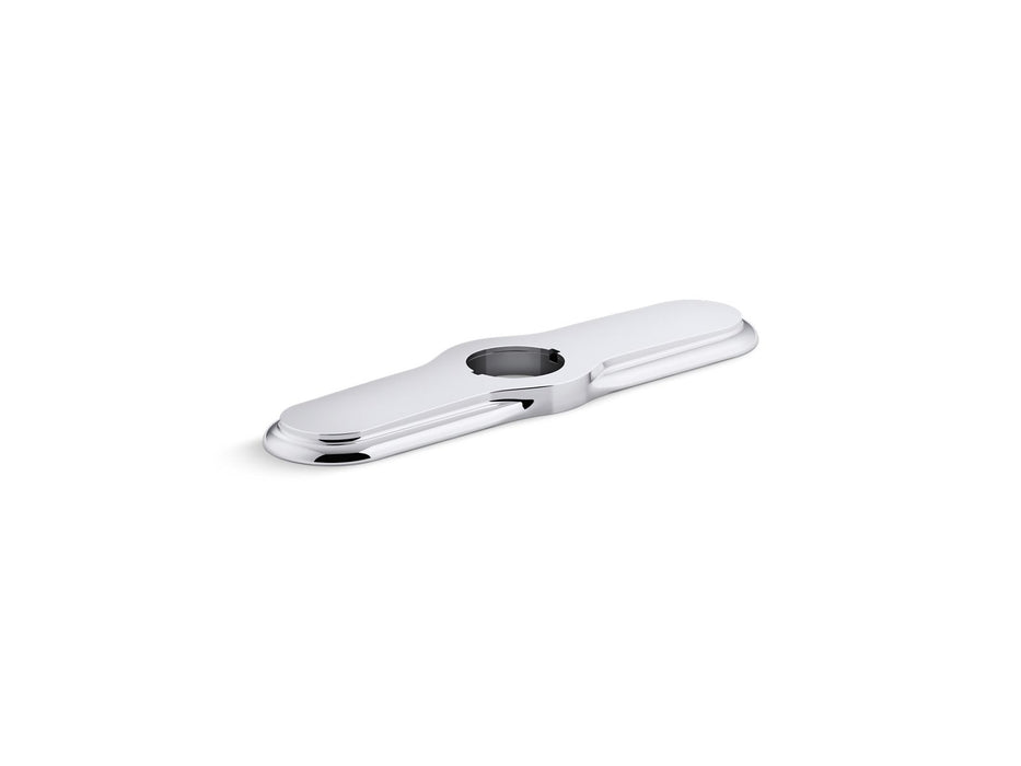 KOHLER K-99272 3-hole kitchen faucet escutcheon, polished chrome