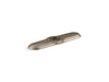 KOHLER K-99272 3-hole kitchen faucet escutcheon, vibrant brushed bronze