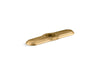 KOHLER K-99272 3-hole kitchen faucet escutcheon, vibrant brushed moderne brass