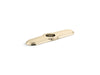 KOHLER K-99272 3-hole kitchen faucet escutcheon, vibrant french gold