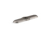 KOHLER K-99272 3-hole kitchen faucet escutcheon, vibrant stainless