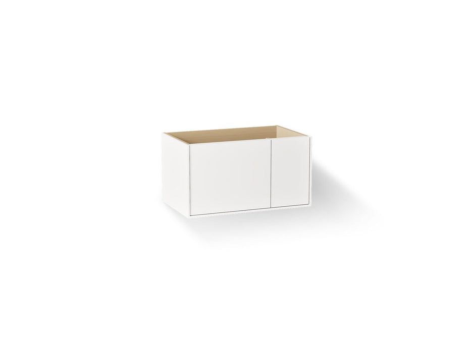 KOHLER K-99543-R Jute 36" wall-hung bathroom vanity cabinet, linen white