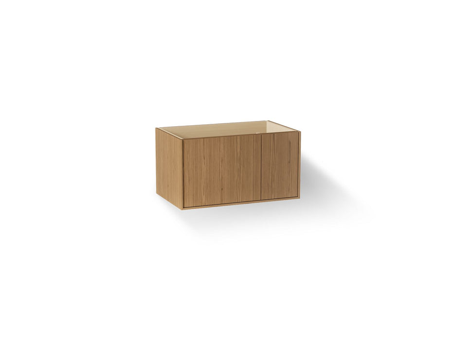 KOHLER K-99543-R Jute 36" wall-hung bathroom vanity cabinet, walnut flax