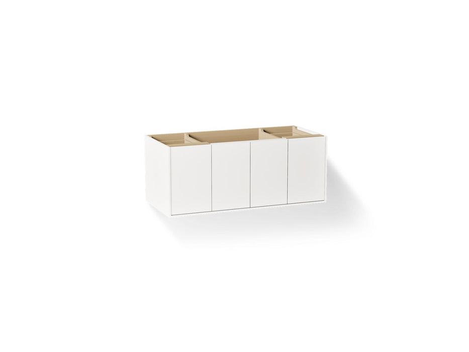 KOHLER K-99544 Jute 48" wall-hung bathroom vanity cabinet, linen white