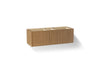 KOHLER K-99548 Jute 60" wall-hung bathroom vanity cabinet, walnut flax