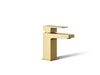 KOHLER K-99760-4N Honesty Single-handle bathroom sink faucet, 0.5 gpm, vibrant brushed moderne brass