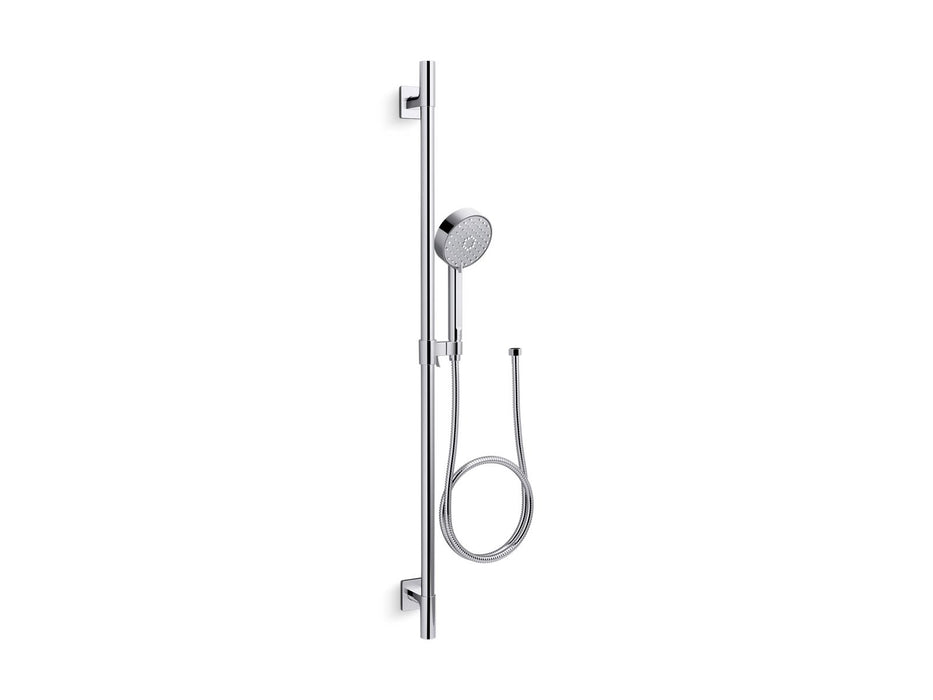 KOHLER K-99898 Awaken G110 42" Deluxe Four-function Handshower Kit, 2.5 GPM, polished chrome