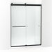 KOHLER K-CA33780-10L Stoneridge 80-5/16" H frameless sliding shower door with 3/8" -thick Crystal Clear glass