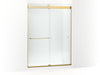 KOHLER K-CA33780-10L Stoneridge 80-5/16" H frameless sliding shower door with 3/8" -thick Crystal Clear glass
