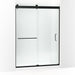 KOHLER K-CA33781-10L Stoneridge 80-5/16" H frameless sliding shower door with 3/8" -thick Crystal Clear glass