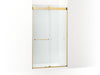 KOHLER K-CA33783-10L Stoneridge 80-5/16" H frameless sliding shower door with 3/8" -thick Crystal Clear glass