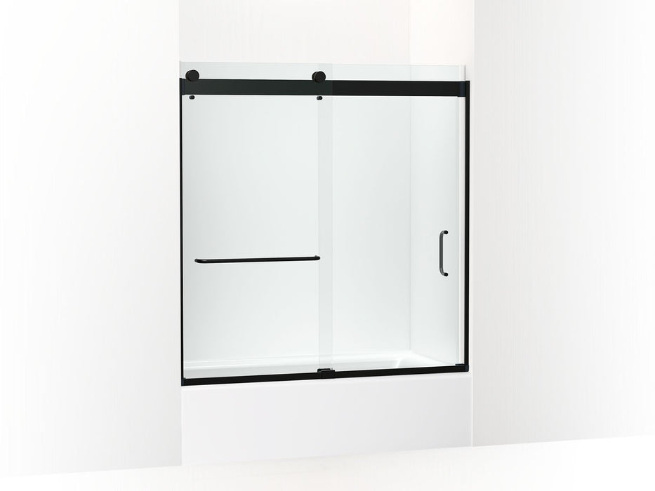 KOHLER K-CA33786-10L Stoneridge 61-7/16" H frameless sliding bath door with 3/8" -thick Crystal Clear glass