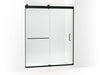 KOHLER K-CA33788-10L Stoneridge 80-5/16" H frameless sliding shower door with 3/8" -thick Crystal Clear glass