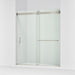 KOHLER K-CA33789-10L Stoneridge 66"-72" W x 80-1/4" H Bypass Shower Door with 3/8"-thick Crystal Clear Glass, Anodized Brushe