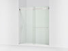 KOHLER K-CA33789-10L Stoneridge 66"-72" W x 80-1/4" H Bypass Shower Door with 3/8"-thick Crystal Clear Glass, Bright Polished