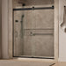 KOHLER K-CA33789-10L Stoneridge 66"-72" W x 80-1/4" H Bypass Shower Door with 3/8"-thick Crystal Clear Glass, Matte Black - i