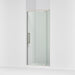 KOHLER K-CA37593-8L Statement 76" H pivot shower door with 5/16"-thick glass, anodized brushed nickel