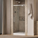 KOHLER K-CA37593-8L Statement 76" H pivot shower door with 5/16"-thick glass, bright polished silver - view 2
