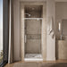 KOHLER K-CA37593-8L Statement 76" H pivot shower door with 5/16"-thick glass, bright polished silver - view 3