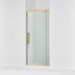 KOHLER K-CA37593-8L Statement 76" H pivot shower door with 5/16"-thick glass, vibrant brushed moderne brass - view 4