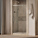 KOHLER K-CA37594-8L Statement 76" H pivot shower door with 5/16"-thick glass, anodized brushed nickel - view 2