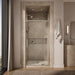 KOHLER K-CA37594-8L Statement 76" H pivot shower door with 5/16"-thick glass, anodized brushed nickel - view 3