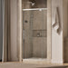 KOHLER K-CA37594-8L Statement 76" H pivot shower door with 5/16"-thick glass, bright polished silver - view 2