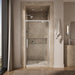 KOHLER K-CA37594-8L Statement 76" H pivot shower door with 5/16"-thick glass, bright polished silver - view 3