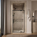 KOHLER K-CA37594-8L Statement 76" H pivot shower door with 5/16"-thick glass, matte black - view 3