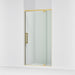 KOHLER K-CA37594-8L Statement 76" H pivot shower door with 5/16"-thick glass, vibrant brushed moderne brass