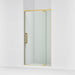 KOHLER K-CA37594-8L Statement 76" H pivot shower door with 5/16"-thick glass, vibrant brushed moderne brass - view 4