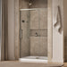 KOHLER K-CA37595-8L Statement 76" H pivot shower door with 5/16"-thick glass, anodized brushed nickel - view 2