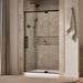 KOHLER K-CA37595-8L Statement 76" H pivot shower door with 5/16"-thick glass, matte black - view 2
