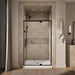 KOHLER K-CA37595-8L Statement 76" H pivot shower door with 5/16"-thick glass, matte black - view 3