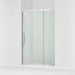 KOHLER K-CA37596-8L Statement 76" H pivot shower door with 5/16"-thick glass, bright polished silver