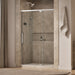 KOHLER K-CA37596-8L Statement 76" H pivot shower door with 5/16"-thick glass, bright polished silver - view 2