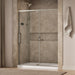 KOHLER K-CA37597-8L Statement 76" H pivot shower door with 5/16"-thick glass, anodized brushed nickel - view 2