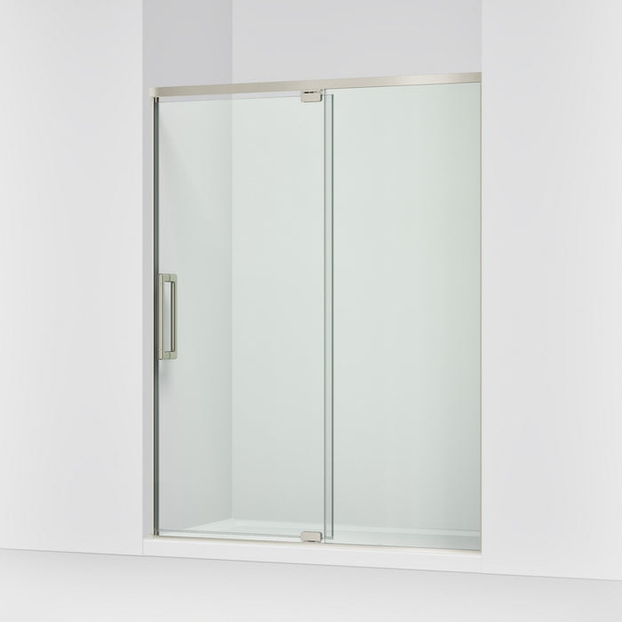 KOHLER K-CA37597-8L Statement 76" H pivot shower door with 5/16"-thick glass, anodized brushed nickel - view 4