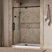 KOHLER K-CA37597-8L Statement 76" H pivot shower door with 5/16"-thick glass, matte black - view 2