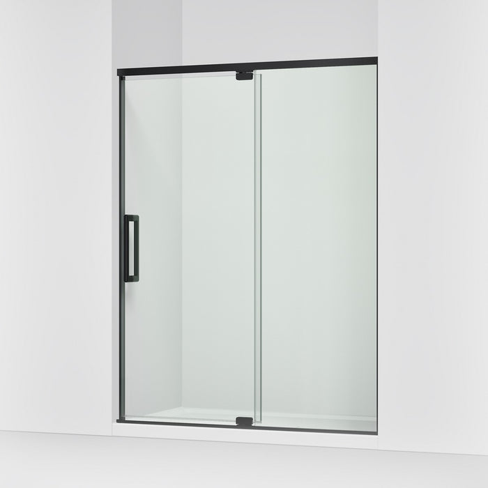 KOHLER K-CA37597-8L Statement 76" H pivot shower door with 5/16"-thick glass, matte black - view 4